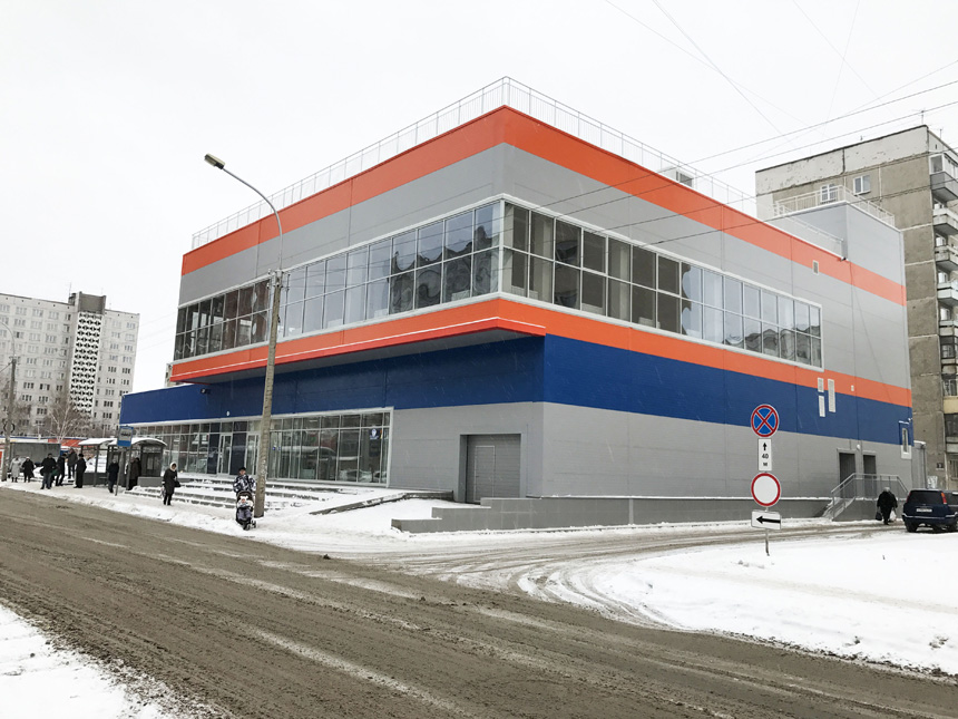Магазин смешанных товаров с подземной автостоянкой по ул. Новосибирская. Проектная организация: «АкадемСтрой»
