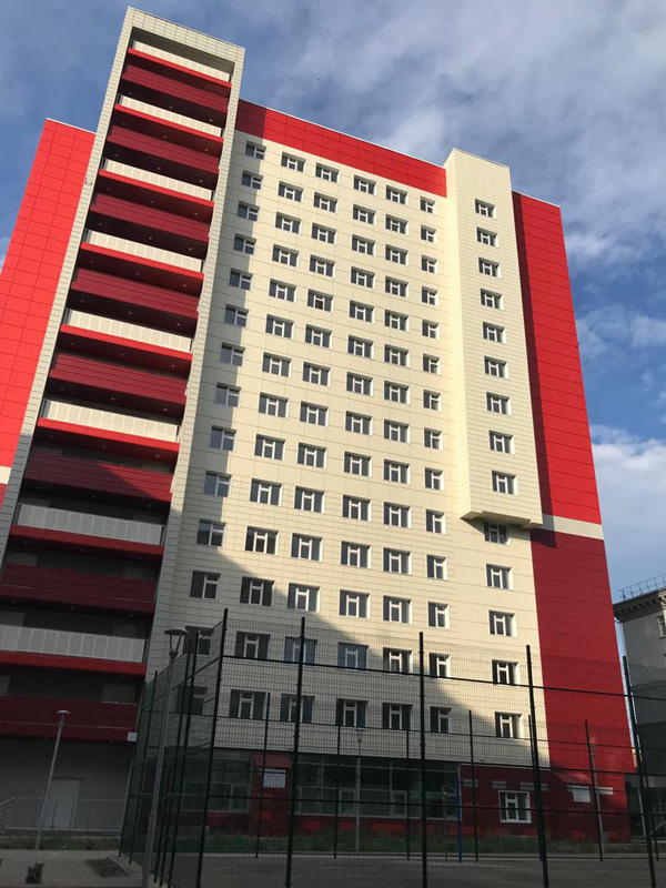 Комплекс из 13-ти и 15-ти этажных зданий общежитий НГТУ (НЭТИ)