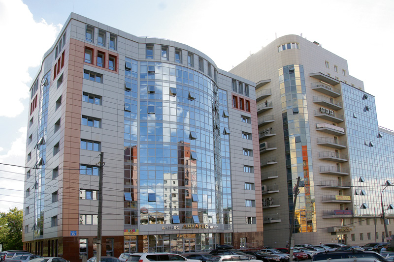 Административное здание по улице Коммунистическая. Новосибирск. Проектная организация: «АкадемСтрой»