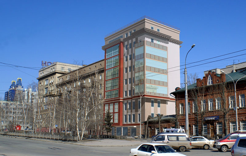 Административное здание по Красному проспекту. Новосибирск. Проектная организация: «АкадемСтрой»