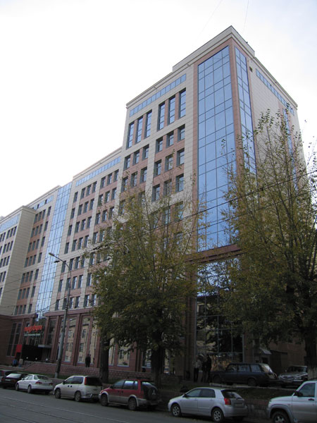 Административное здание пенсионного фонда РФ. Новосибирск. Проектная организация: «АкадемСтройИнвест»